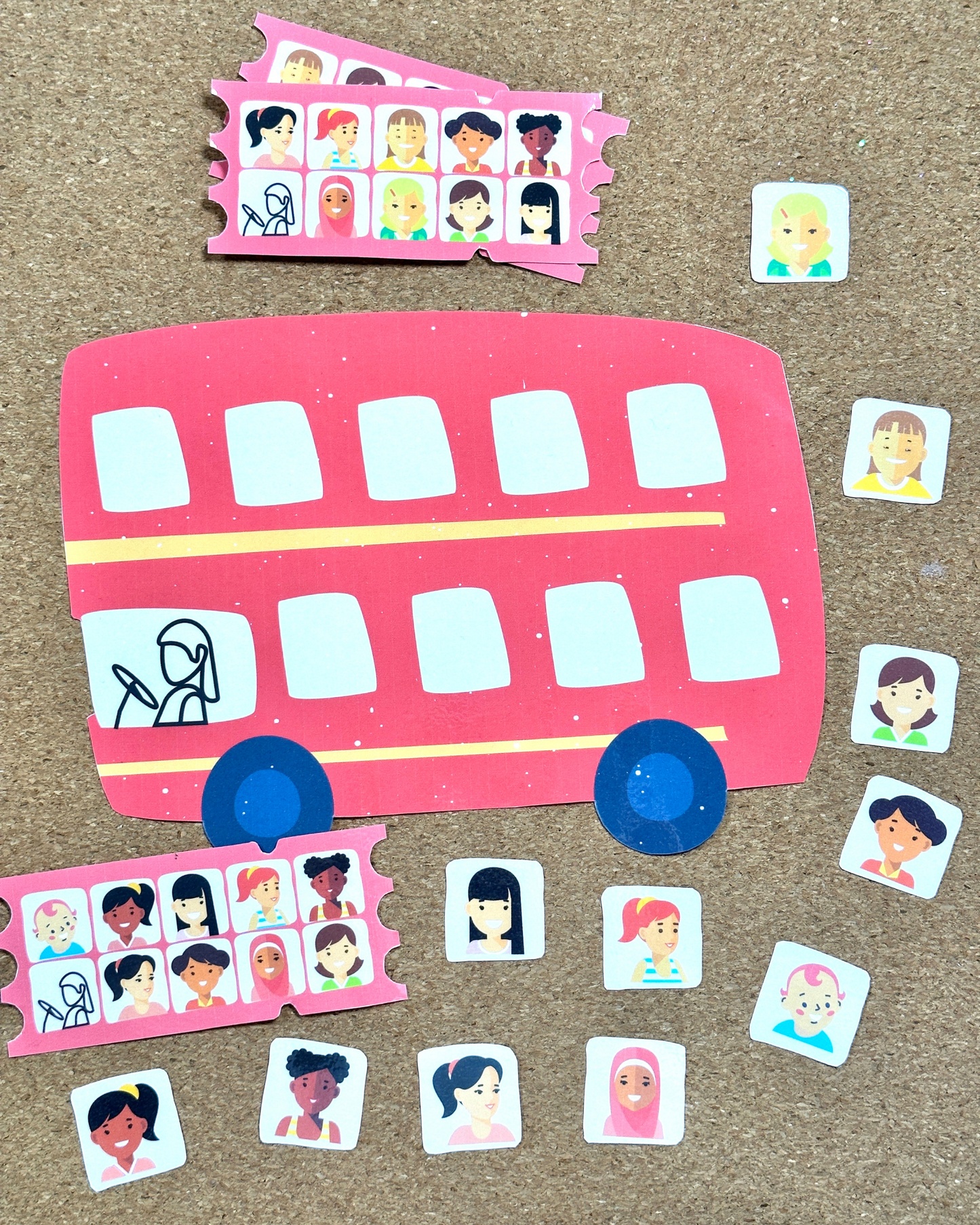 London Bus Matching Activity | Kids Matching Activity | Kids printable