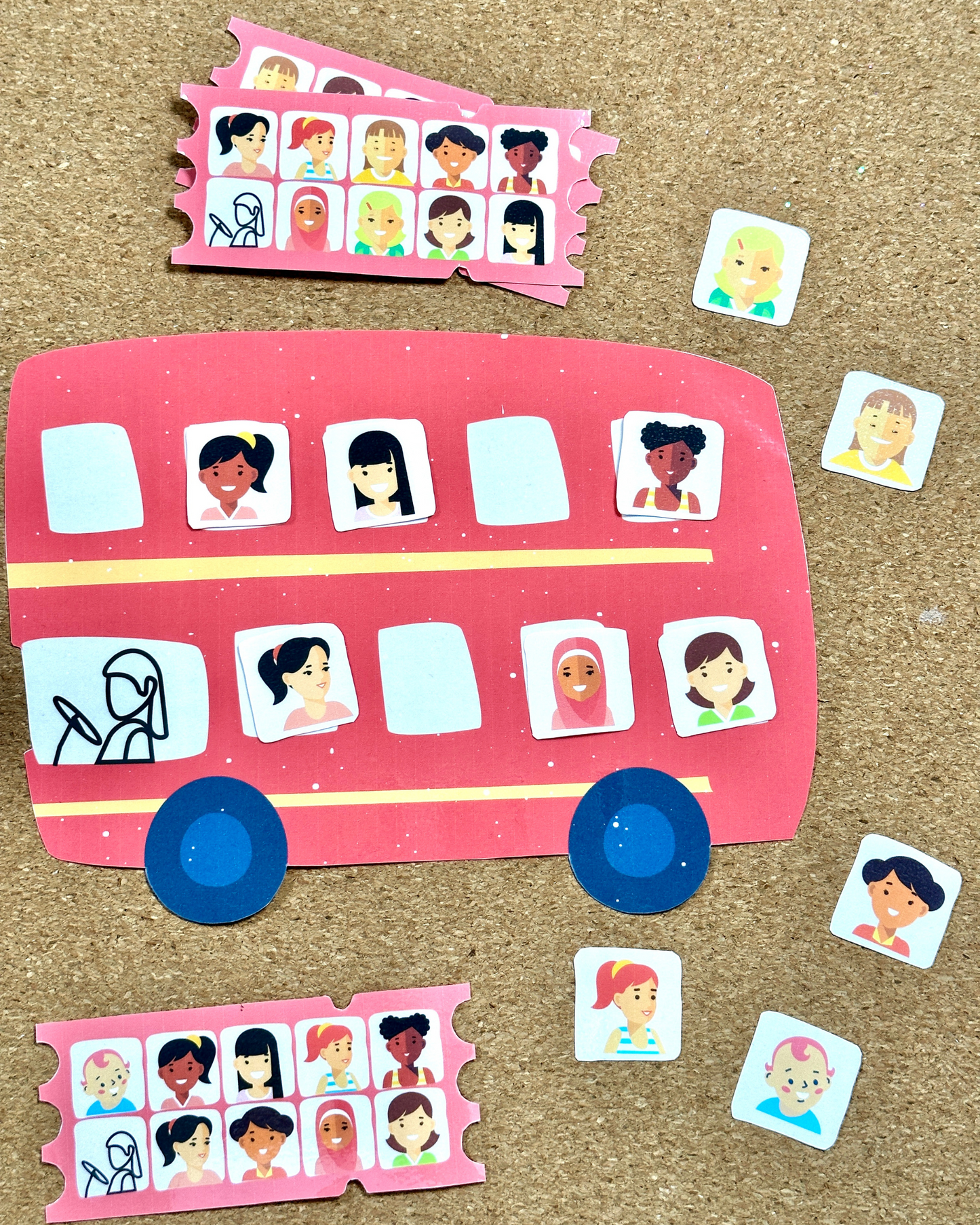 London Bus Matching Activity | Kids Matching Activity | Kids printable