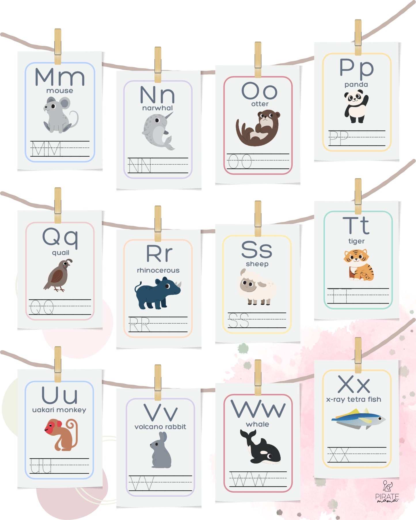 Alphabet Flashcards - English | Printables for Kids